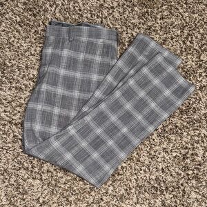 Murano Grey Plaid Pants